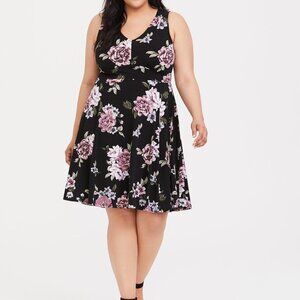 Torrid Mini Studio Knit Skater Dress size 4